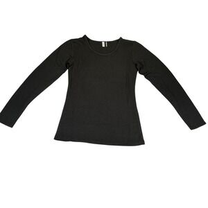 Legacy XS Black Long Sleeve Top Stretch Lightweight Basic Minimalist